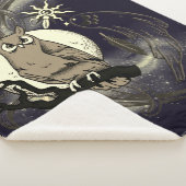 Uil en geest sherpa deken (3/4)