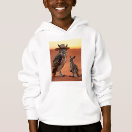 uil en kangoeroe pullover hoodie