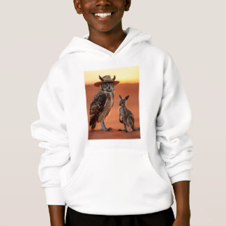 uil en kangoeroe pullover hoodie
