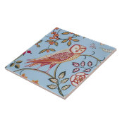 Uil en Roos, William Morris Tegeltje (Zijkant)