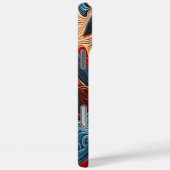 Uil en surrealistisch landschap met levendige kleu Case-Mate iPhone case (Achterkant / Rechts)