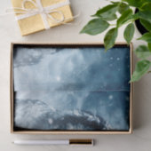 Uil en winter Sneeuw Nacht Tissuepapier (Geschenk)