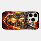 Uil en zandloper – Handgetekende & Digitale Kunst  Case-Mate iPhone Case (Achterkant (horizontaal))
