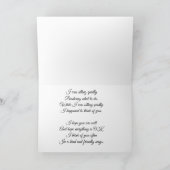 Uil Express Denken aan je Wenskaart Kaart (Binnen)