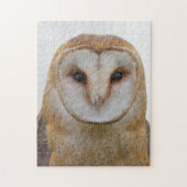Uil Face Bird Wildlife Legpuzzel (Verticaal)