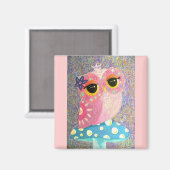 Uil Fairy Princess Magnet (Voorkant / Achterkant)