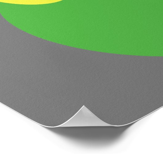 Uil familie: Rood, Groen en Blauw Poster (Hoek)