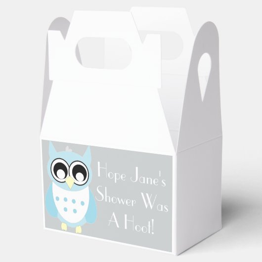 Uil Favor Boxes Bedankdoosjes (Geopend)