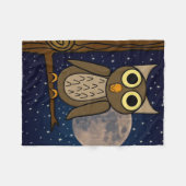 uil fleece deken (Voorkant (Horizontaal))