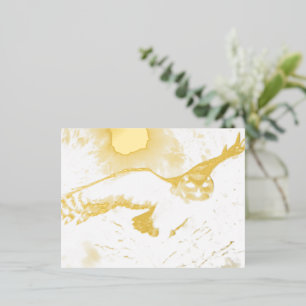 Uil Folie Feestdagen Briefkaart