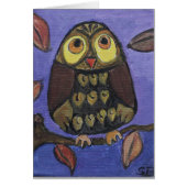Uil Folk Art Painting (Voorkant)