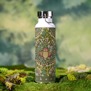 Uil Folk Green Waterfles