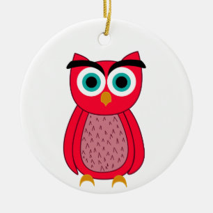 Uil Foto Print Keramisch Ornament