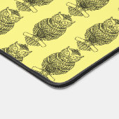 Uil (geel) - Desk Mat (Hoek)