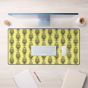 Uil (geel) - Desk Mat