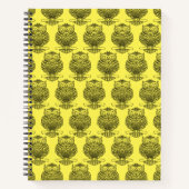 Uil (geel) - Notitieboek (Voorkant)