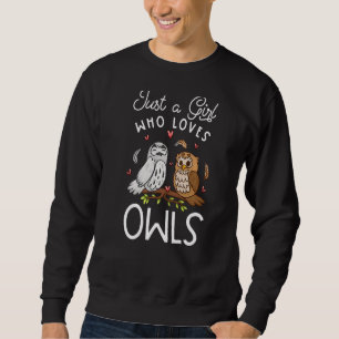 Uil Gewoon een meisje dat van uilen uil houdt Trui