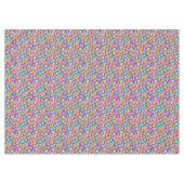 Uil gezichten doodle patroon cartoon vogelbos tafelkleed (Voorkant (Horizontaal))