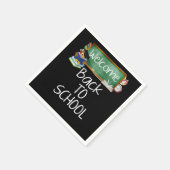 Uil Gift | Terug naar school Welkom student -Docen Servet (Hoek)