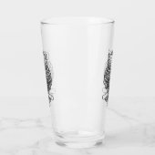 Uil - Glas Cup (zwart) (Links)