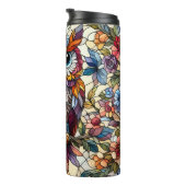Uil Glas in lood geïnspireerd Thermosbeker (Geroteerd rechts)