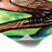 Uil Golden Moon Poster (Hoek)