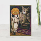  Uil Halloween Kaart (Voorkant)