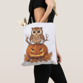 uil Halloween Tote Bag (Dichtbij)