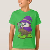 Uil Halloween Witch T-shirt (Voorkant)