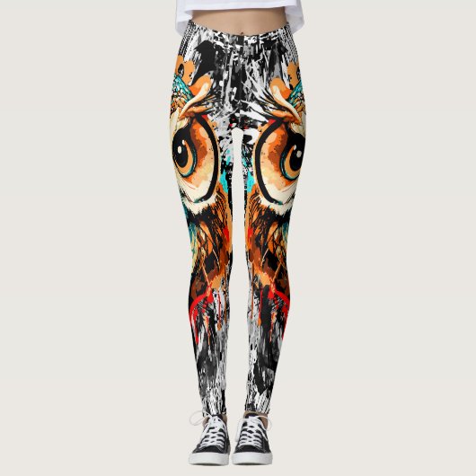 Uil Head - Uil Leggings (Voorkant)