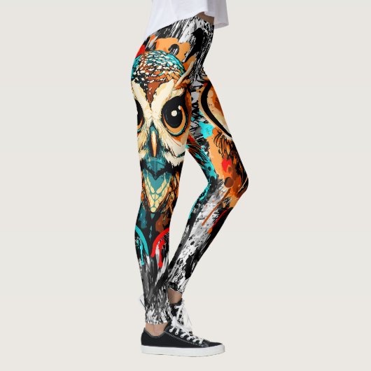 Uil Head - Uil Leggings (Rechts)