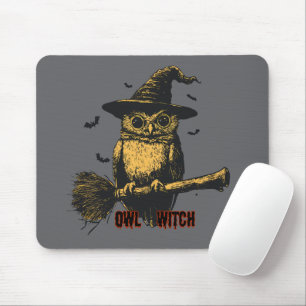 Uil Heks Griezelig Knuffel Halloween Magie Vogel M Muismat