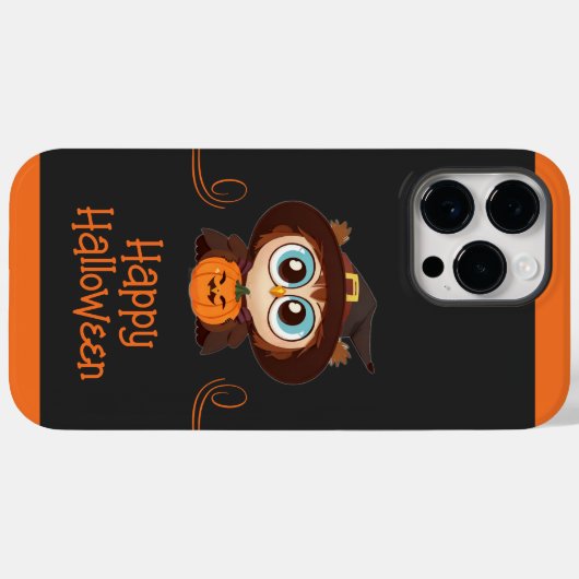 Uil/Herfst/Herfst/Halloween/pompoen Case-Mate iPhone Case (Achterkant (horizontaal))