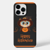 Uil/Herfst/Herfst/Halloween/pompoen iPhone Hoesje (Achterkant)
