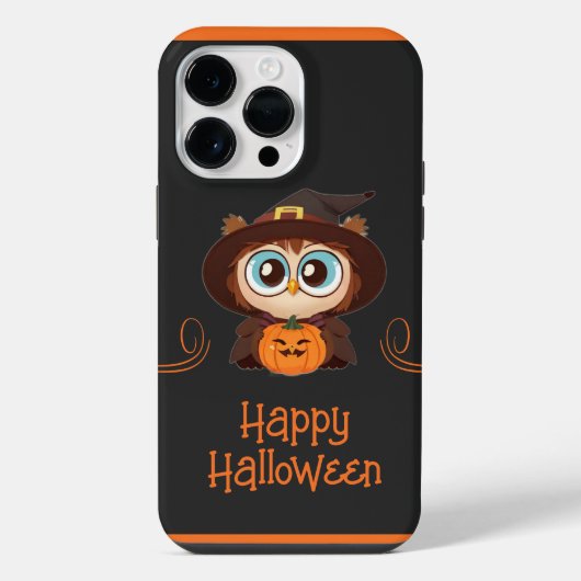 Uil/Herfst/Herfst/Halloween/pompoen iPhone Hoesje (Achterkant)