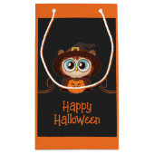 Uil/Herfst/Herfst/Halloween/pompoen Klein Cadeauzakje (Achterkant)