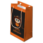 Uil/Herfst/Herfst/Halloween/pompoen Klein Cadeauzakje (Achterkant Gekanteld)