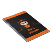 Uil/Herfst/Herfst/Halloween/pompoen Notitieboek (Rechterzijde)