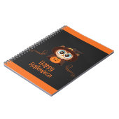 Uil/Herfst/Herfst/Halloween/pompoen Notitieboek (Linkerzijde)