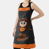 Uil/Herfst/Herfst/Halloween/pompoen Schort (Insitu)