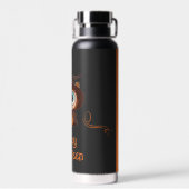 Uil/Herfst/Herfst/Halloween/pompoen Waterfles (Achterkant)