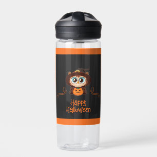 Uil/Herfst/Herfst/Halloween/pompoen Waterfles