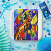 Uil herfst koel papieren bordje (Feest)
