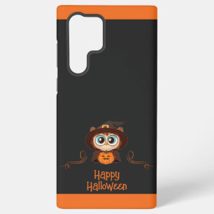 Uil/Herfst/Najaar/Halloween/pompoen Samsung Galaxy Hoesje