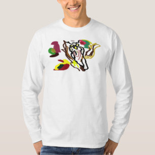 Uil herfst olie t-shirt