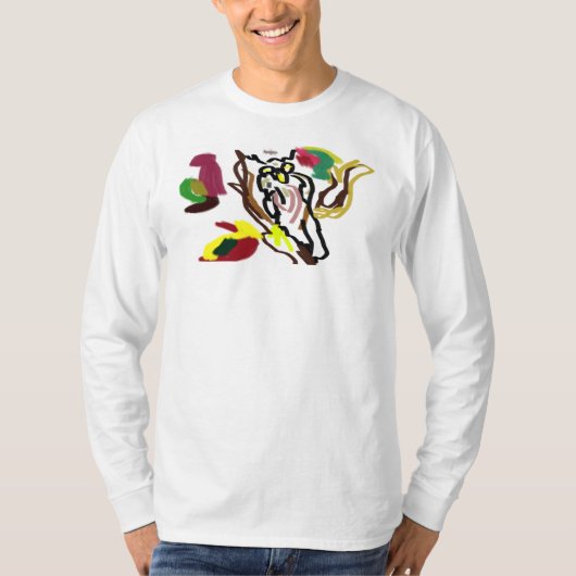 Uil herfst olie t-shirt (Voorkant)