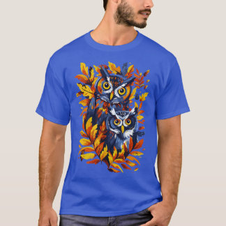 Uil Herfst seizoen T-shirt