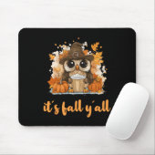 Uil Herfst Thanksgiving Het is Herfst Yáll Muismat (Met muis)