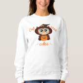 Uil/Herfst/Val/herfst/Halloween/pompoen Trui (Voorkant)