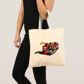 Uil herfst vreugde val tote bag (Voorkant (product))